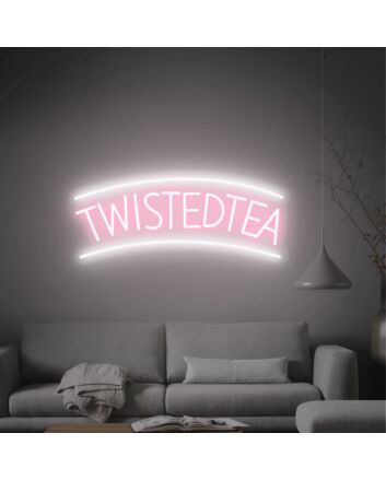 Brighten Your Space: Twisted Tea Led Neon Sign Custom Logo for Office, Bars, and Memorable Weddings Wall Art Decor.
