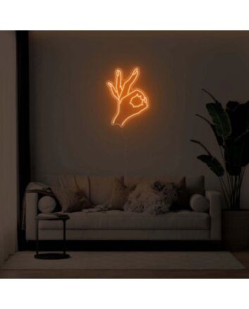 Okay Hand LED Neon Sign