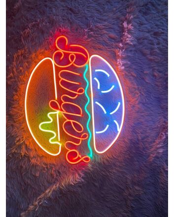 Light Up Your Restaurant, Bar, or Home Party Scene with the Vibrant Burgers Store LED Neon Sign, Perfect for Adding a Unique Burger-Themed Decor