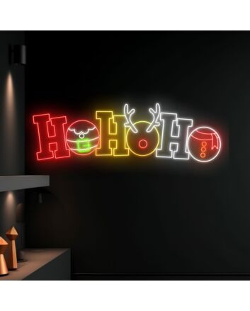 Brighten Up Your Festive Season: Christmas Quote Led Light Christmas Deco Santa Claus Perfect for Holiday Home Decor, Office Celebrations, and Storefront Displays.