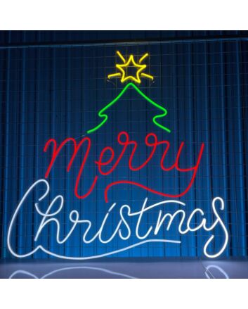 Brighten Your Holiday Season: Perfect for Home, Store, and Office with Christmas Tree Neon Light Christmas Decor