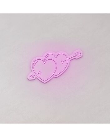 Heart Arrow LED Neon Sign