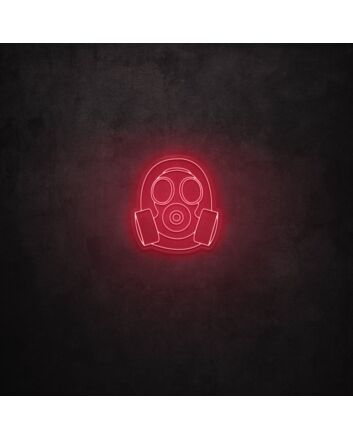 Gas Mask LED Neon Sign