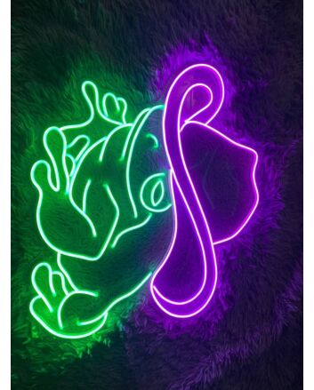 Brighten Up Your Space: Cowboy Frog Led Neon Sign, Perfect for Home Decor, Bars, and Party Ambiance