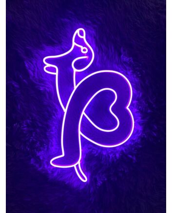 Brighten Up Your Space: Cute Dachshund Butt Led Neon Sign for Home Decor, Office Fun, and Storefront Charm