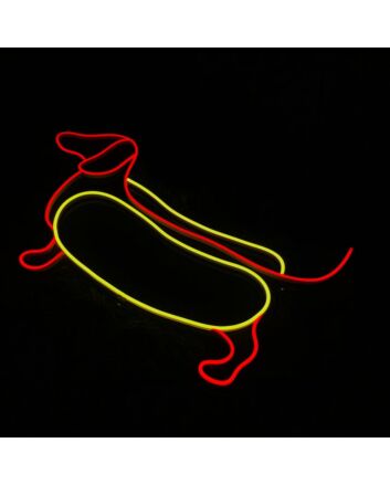Add a whimsical touch to your kitchen or diner with the Dachshund Hotdog Led Sign, perfect for food-themed decor and lively gatherings.
