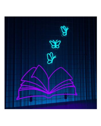 Love Book Led Neon Sign Book Store Coffee Decor