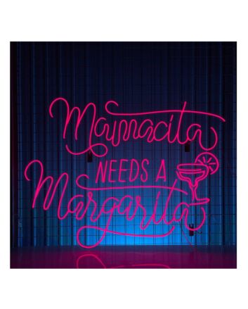 Mamacita Needs A Margarita Led Neon Sign Custom Text Quote Led Sign Decor Bar Club Decor
