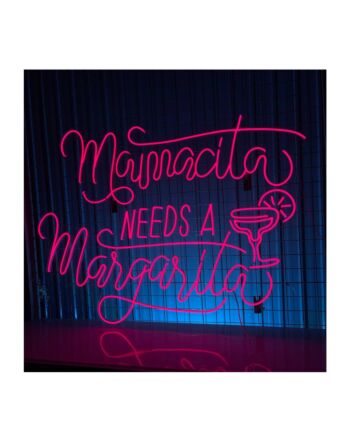 Mamacita Needs A Margarita Led Neon Sign Custom Text Quote Led Sign Decor Bar Club Decor