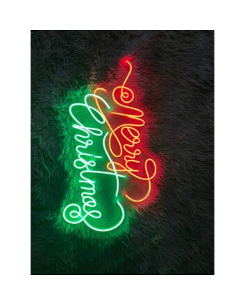 Merry Christmas Led Neon Sign Christmas Tree Neon Light Decor