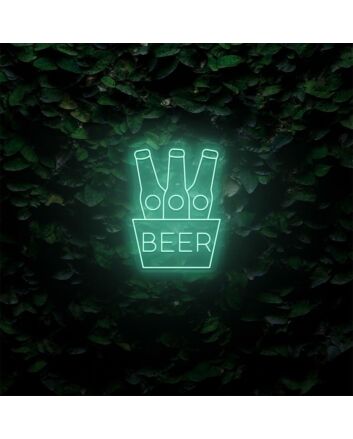Customize Beer Bucket LED Sign