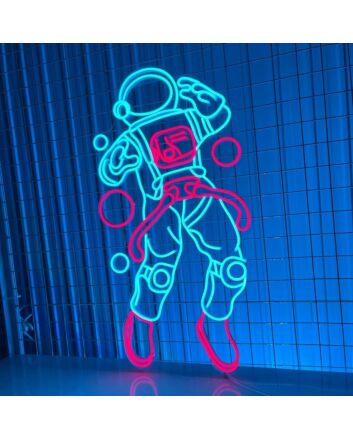 Neon Sign Spaceman Led Sign Wall Decor Led Light Lover Deco