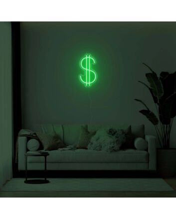 Dollar Sign LED Neon Sign