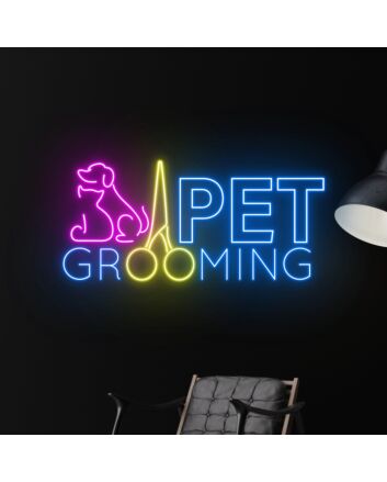 Pet Grooming Led Neon Sign Dog Cat Spa Decor Led Neon Sign Dog Cat Spa Led Light