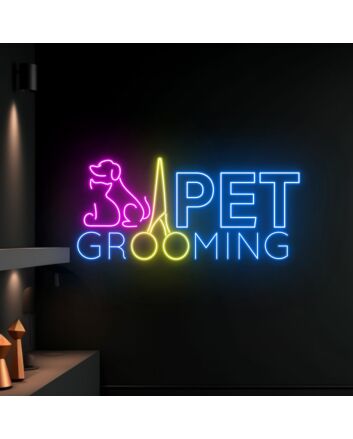 Pet Grooming Led Neon Sign Dog Cat Spa Decor Led Neon Sign Dog Cat Spa Led Light
