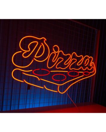 Pizza Logo Led Neon Sign Custom Pizza Led Sign Pizza Home Decor Restaurant Decor