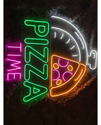 Pizza Restaurant Logo Home Room Restaurant Decor LED Neon Sign