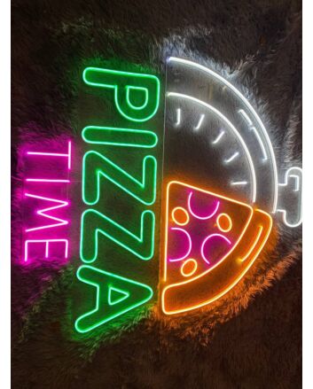Pizza Restaurant Logo Home Room Restaurant Decor LED Neon Sign