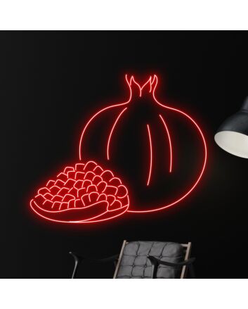 Pomegranates Led Neon Sign Fruit Led Light Restaurant Room Decor Bar Club Decor