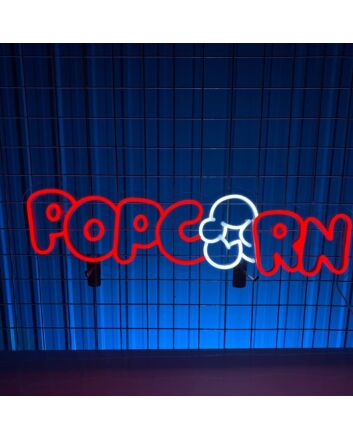 Popcorn Led Sign Cinema Led Neon Sign