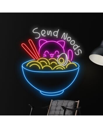 Ramen Neon Led Sign Ramen Japanese Logo Decor Ramen Hanging Led Neon Sign