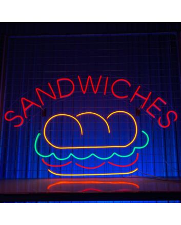 Sandwiches Restaurant Led Neon Sign Sandwiches Neon Light Sandwiches Logo Decor