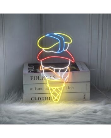Sashimi Ice Cream Sign Sushi Neon Led Sign