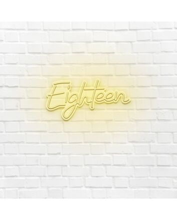 Eighteen LED Neon Sign