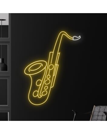 Saxophone Led Neon Sign Custom Saxophone Light Bar Club Decor