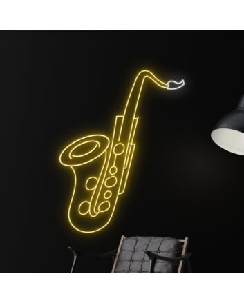 Saxophone Led Neon Sign Custom Saxophone Light Bar Club Decor