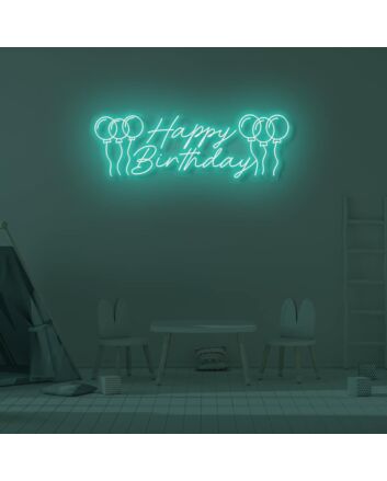 Happy happy Birthday LED Neon Sign