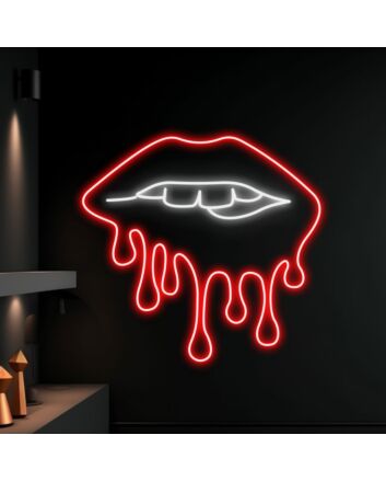 Sexy Lips Dripping Led Neon Sign Dripping Lips Neon Light Sexy Lips Led Light