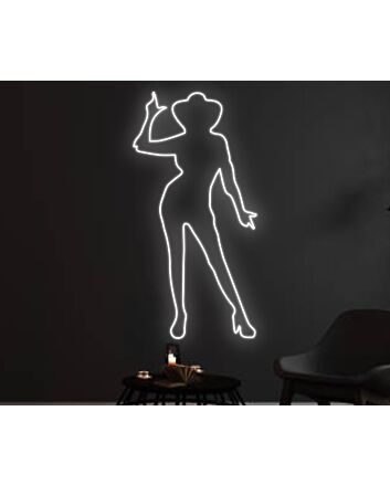 Sexy Naked Cowgirl Led Neon Sign Texas Cowgirl Neon Led Sign Cowgirl Bar Decor