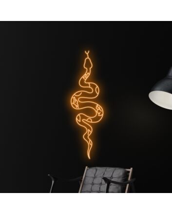 Snake Led Neon Sign Snake Neon Light Christmas Decor Wall Art Led Neon Sign