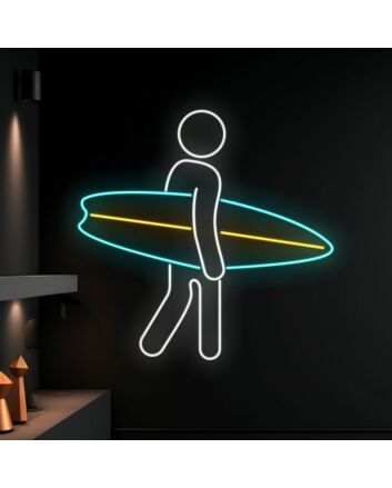 Surfboard Led Neon Sign Summer Beach Surfboard Led Sign