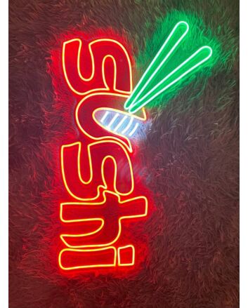 Sushi Logo Restaurant Led Neon Sign Sushi Neon Led Sign Wall Deco