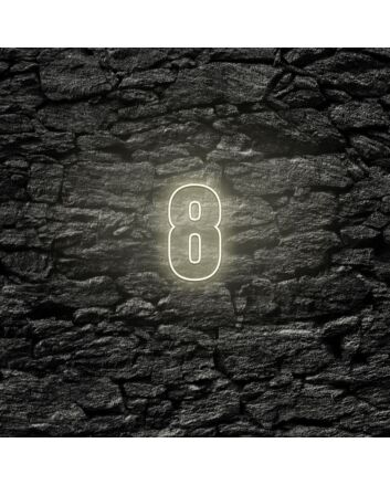 Number Eight LED Neon Sign