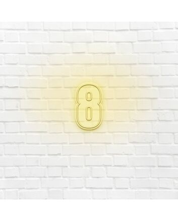 Number Eight LED Neon Sign