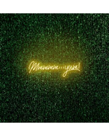 Mmm Yum! LED neon sign