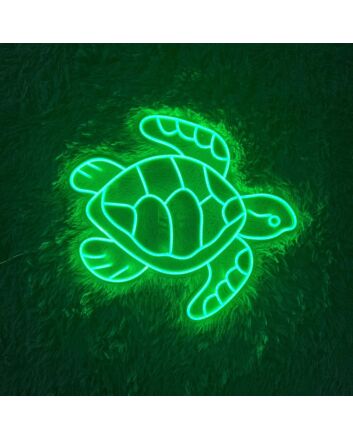 Turtle On The Sea Led Neon Sign Room Decor Ocean Turtle Wall Decor