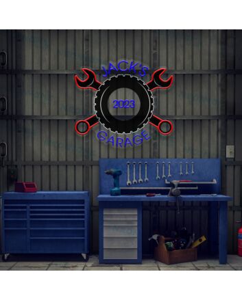 Garage Sign For Men Light Up Sign Gift Led Uv Neon Sign Garage