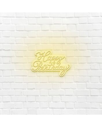 Happy Birthday V1 LED Neon Sign
