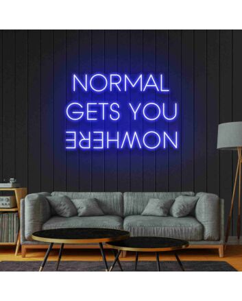 Normal Gets You Nowher Neon Sign Bedroom Decor Fall Home Signs
