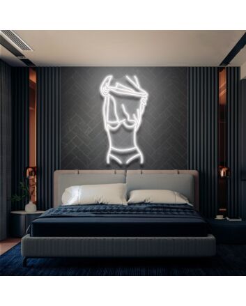 Sexy Body Led Neon Sign Above Bed