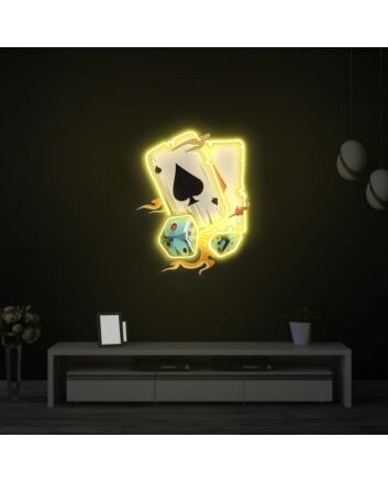 Card Neon Uv Light Illuminate Your Creativity