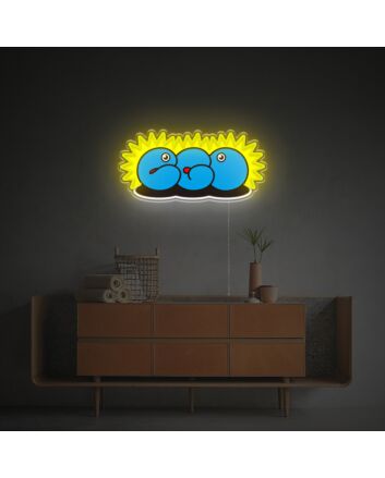 Three Blue Balls LED Neon Acrylic Artwork