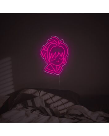 Beautiful Anime Girl LED Neon Sign