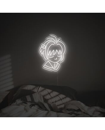 Beautiful Anime Girl LED Neon Sign