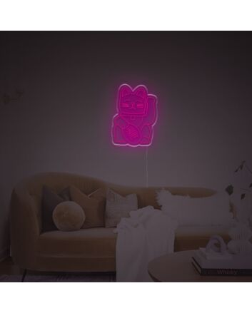 Chinese Lucky Cat LED Neon Sign