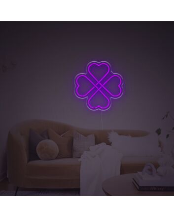 Four Leaf Clover LED Neon Sign